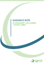 Guidance Note: On Biodiversity Data Sharing – For EPFI Clients