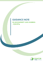 Guidance Note: On Biodiversity Data Sharing – For EPFIs