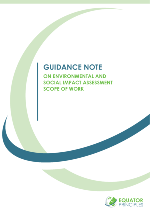 Guidance Note: On Environmental and Social Impact Assessment Scope of Work